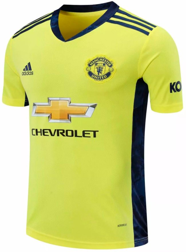Camisa oficial Adidas Manchester United 2020 2021 II Goleiro